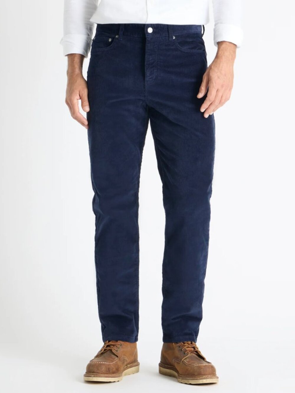 NWT Spoke Cord Fives The Autumn Original Trouser Size 33x30 Navy Cord